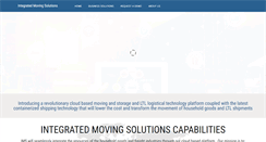 Desktop Screenshot of integratedmovingsolutions.com